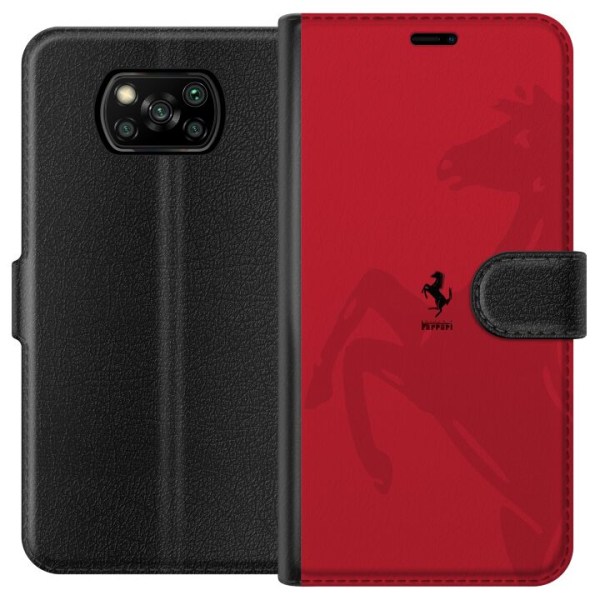 Xiaomi Poco X3 NFC Lompakkokotelo Ferrari