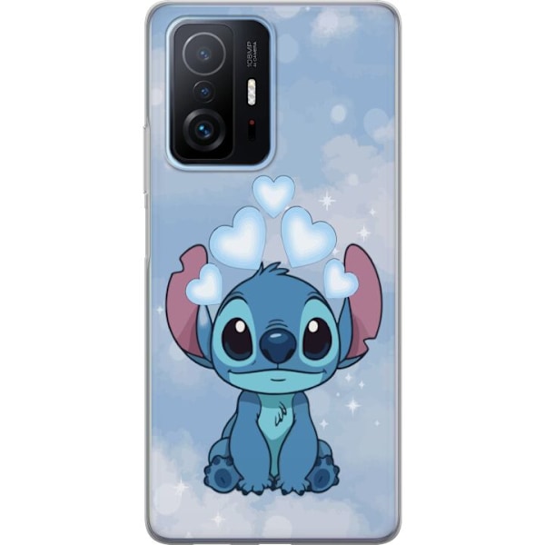 Xiaomi 11T Gennemsigtig cover Stitch Hoppende Glæde - Sjovt D