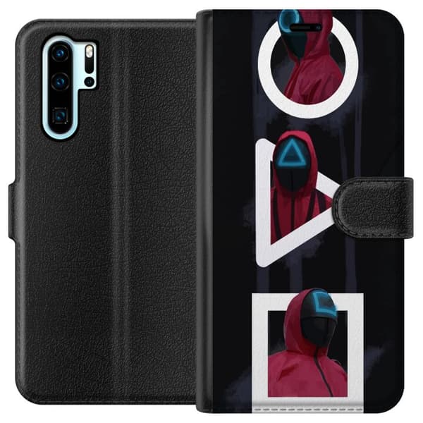 Kompatibelt Lommeboketui til Huawei P30 Pro Squid Game