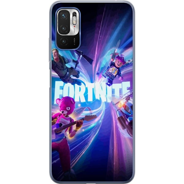 Xiaomi Redmi Note 10 5G Läpinäkyvä kuori Fortnite