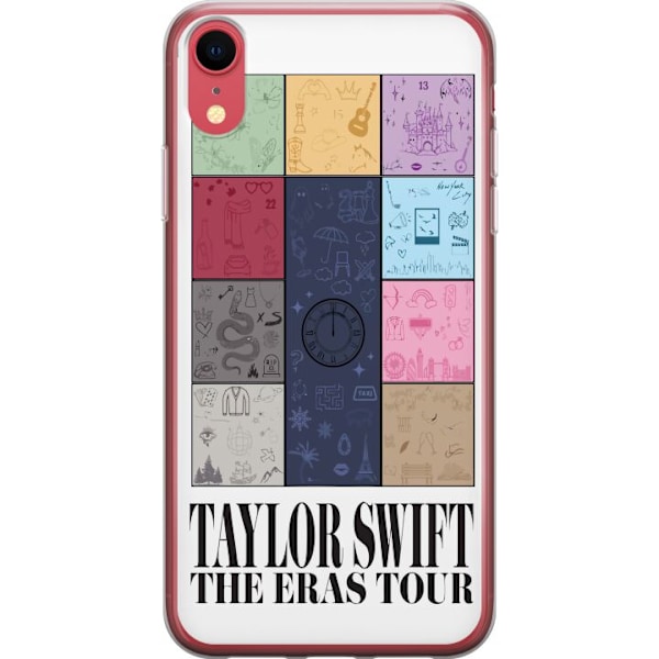 Apple iPhone XR Gennemsigtig cover Taylor Swift Farver