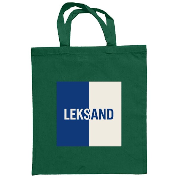 Mulepose | Holdbar Indkøbstaske i Stof Leksand – Hockey Mørkegrøn one size