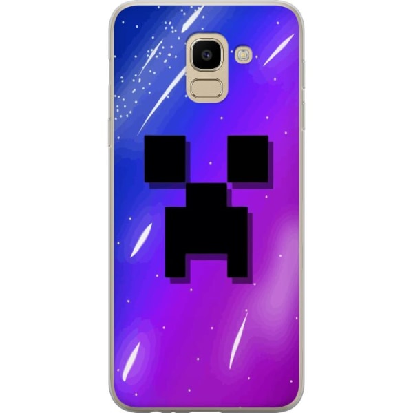 Samsung Galaxy J6 Läpinäkyvä kuori Minecraft