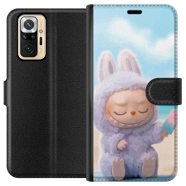 Xiaomi Redmi Note 10 Pro Tegnebogsetui Labubu Lyserød Stemnin