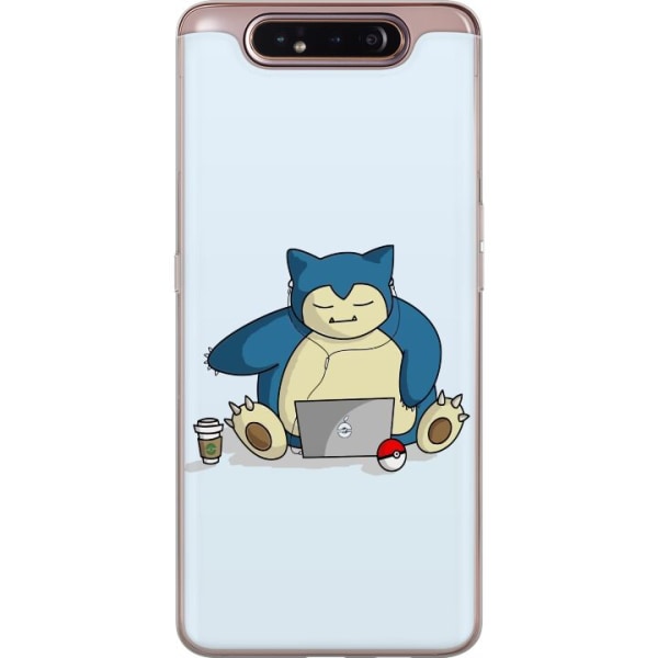 Samsung Galaxy A80 Gennemsigtig cover Pokemon Rolig