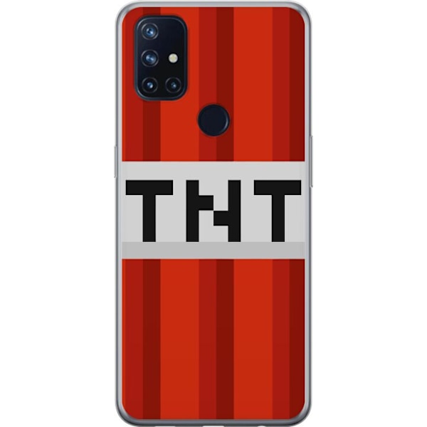 OnePlus Nord N10 5G Läpinäkyvä kuori Minecraft TNT