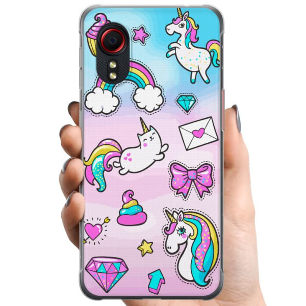 Samsung Galaxy Xcover 5 TPU Mobilcover Unicorn