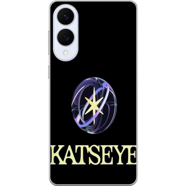Kompatibelt Mobilskal till Samsung Galaxy S25 Edge KATSEYE logotyp svart