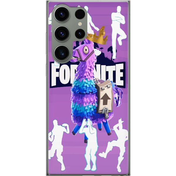 Samsung Galaxy S23 Ultra Läpinäkyvä kuori Fortnite