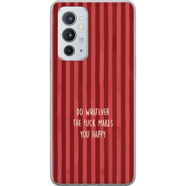 Kompatibelt Mobilskal till OnePlus 9RT 5G Gör det som gör dig glad röd