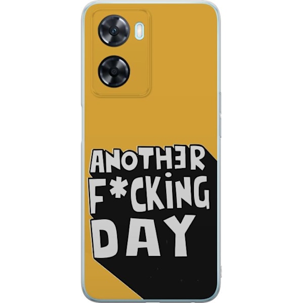 OnePlus Nord N20 SE Läpinäkyvä kuori Another Day Tekstimotiivi Huumori Katumuoti Graafinen Rohkea Tyyli Suosittu Elämäntapa Kaupunkimuoti Design
