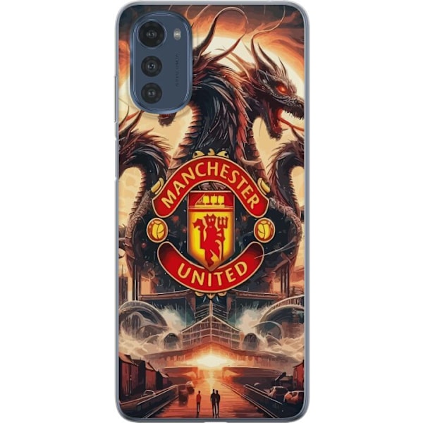 Motorola Moto E32s Genomskinligt Skal Manchester United