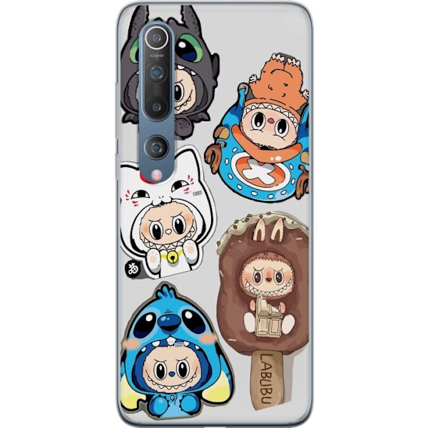 Xiaomi Mi 10 5G Läpinäkyvä kuori Labubu hahmokokoelma - Pop