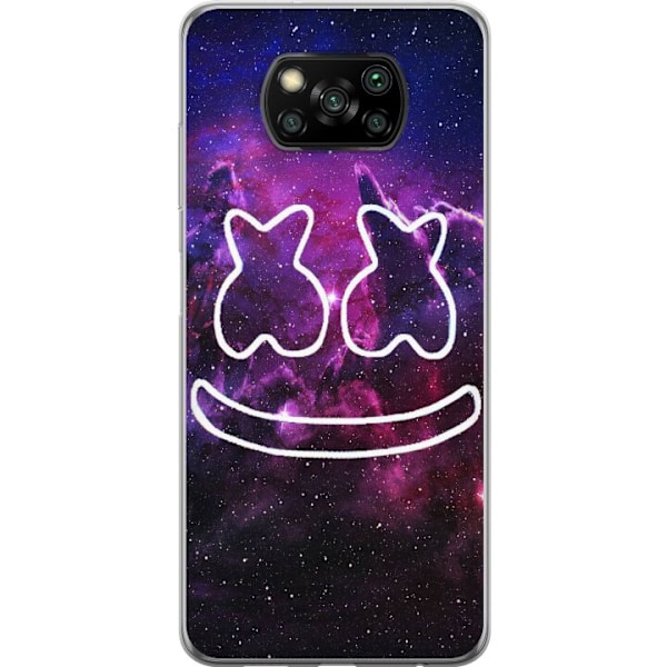 Xiaomi Poco X3 NFC Gjennomsiktig deksel Fortnite Marshmello