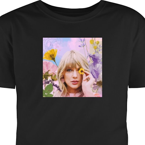 T-skjorte for Voksen | Klassisk Voksen-T-skjorte Taylor Swift svart S