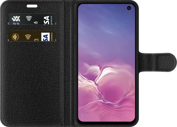 Kompatibelt Lommeboketui til Samsung Galaxy S10e Monet – Blått stationsmotiv blå