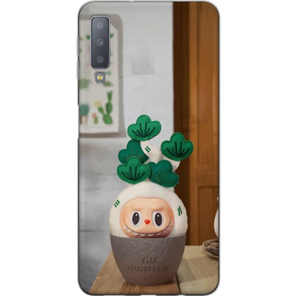 Samsung Galaxy A7 (2018) Läpinäkyvä kuori SUURUSTEN Tuittup