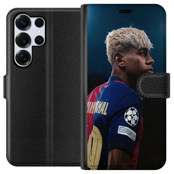 Samsung Galaxy S25 Ultra Plånboksfodral Lamine Yamal – Barcelonas Wonderkid i Fokus