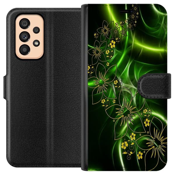Kompatibelt Lommeboketui til Samsung Galaxy A53 5G Blomster