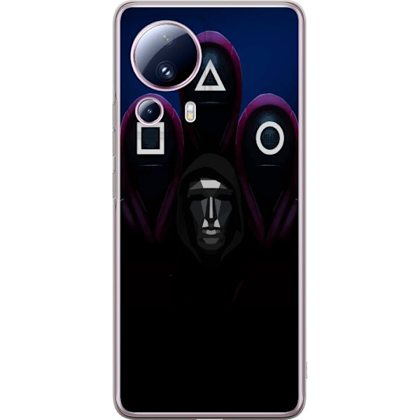Xiaomi 13 Lite Läpinäkyvä kuori Squid Game Kausi 3 Uudet Ikoni Suosittu Sarja TV Motiivi Aasialainen Draama Trendikäs Graafinen Suunnittelu