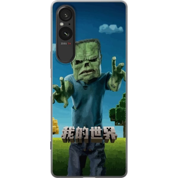 Sony Xperia 5 V Läpinäkyvä kuori A Minecraft Movie