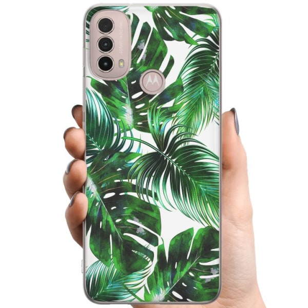 Motorola Moto E40 TPU Matkapuhelimen kuori Lehti