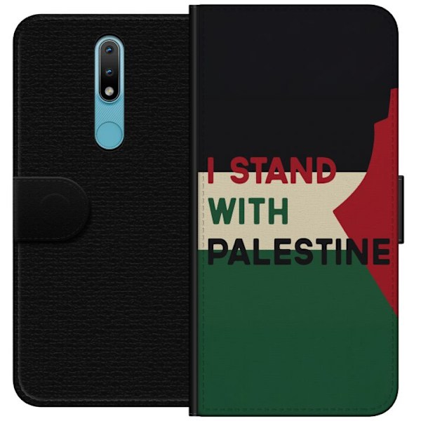 Nokia 2.4 Lommeboketui Stå opp for Palestina - solidaritetsde