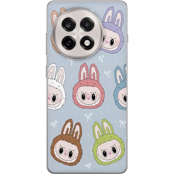 OnePlus 13R Läpinäkyvä kuori Pastel Labubu