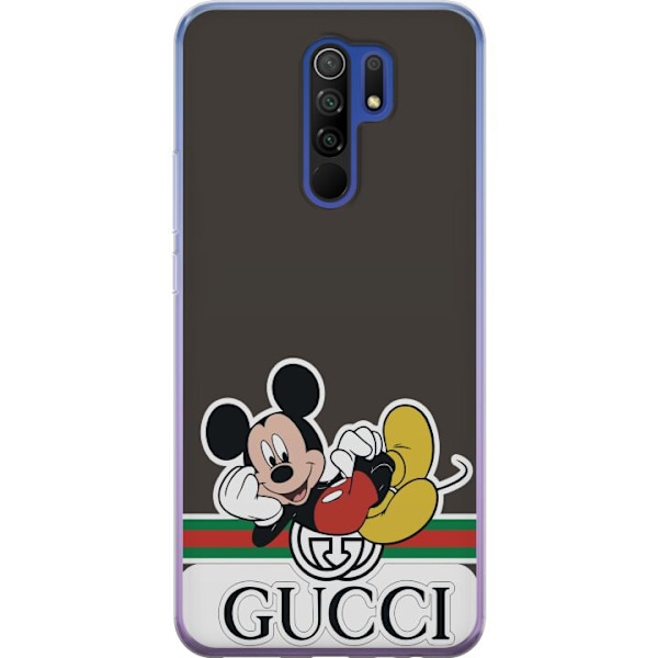 Xiaomi Redmi 9 Gennemsigtig cover Gucci Musse Pig