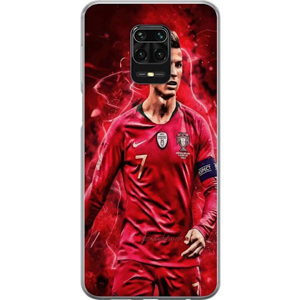 Xiaomi Redmi Note 9S Läpinäkyvä kuori Ronaldon Taidot - CR7