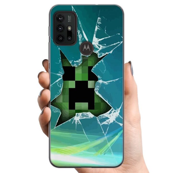 Motorola Moto G30 TPU Mobildeksel MineCraft