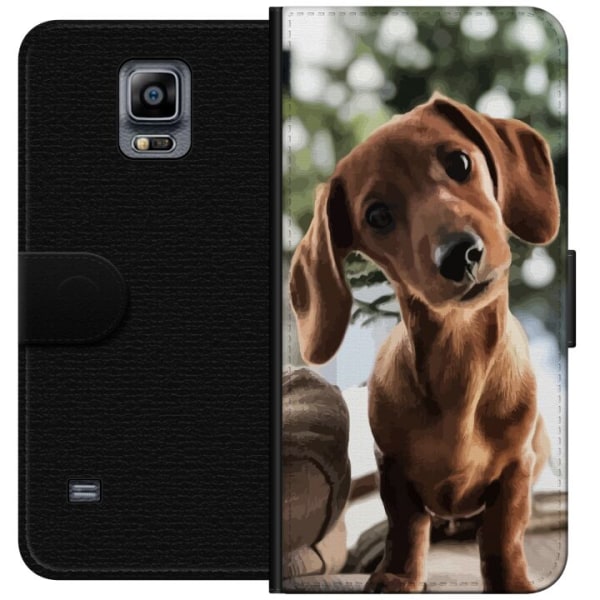 Samsung Galaxy Note 4 Lompakkokotelo Nuorempi Koira