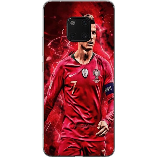 Huawei Mate 20 Pro Genomskinligt Skal Ronaldo Skills – CR7 Design för Äkta Supporters
