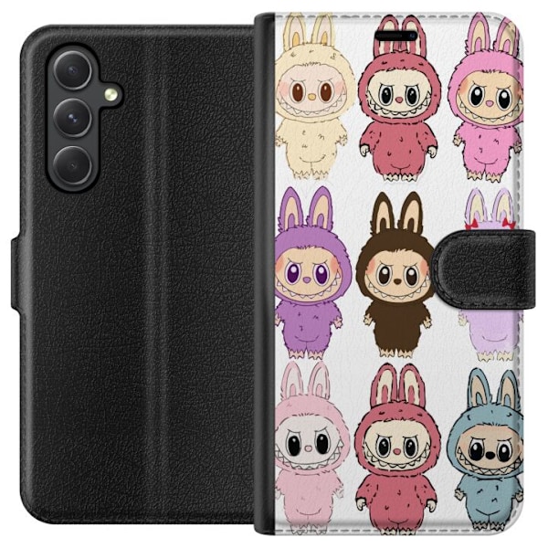 Samsung Galaxy A15 5G Lommeboketui Labubu Pink Monster - Popku