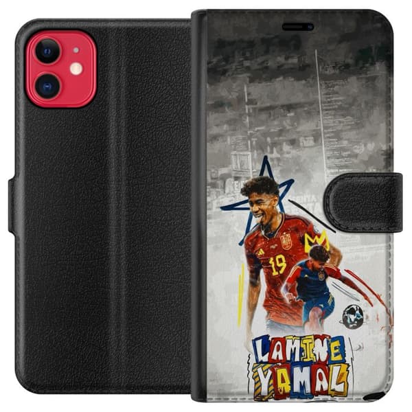 Kompatibel Tegnebogsetui til Apple iPhone 11 Lamine Yamal