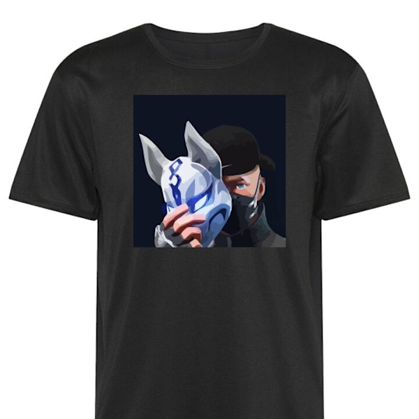 Tränings-T-shirt | Sport-T-shirt för Vuxen Fortnite - Drift svart Medium