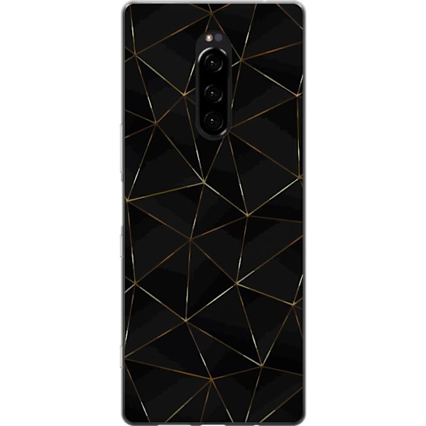 Sony Xperia 1 Gennemsigtig cover Luksuriøst Mønster