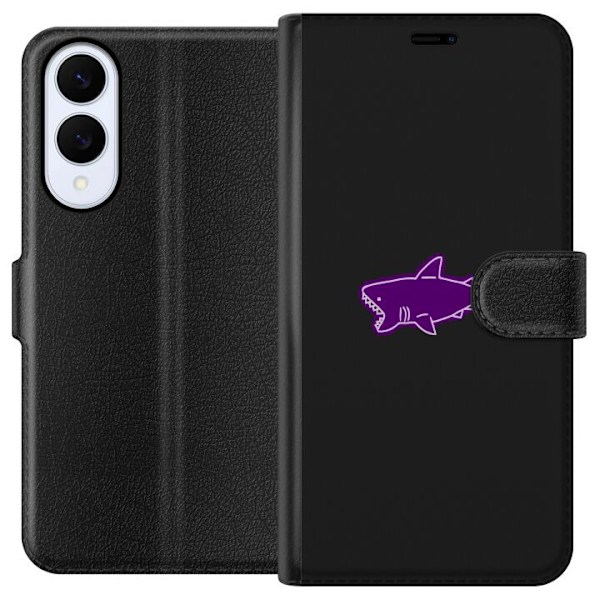 Samsung Galaxy S25 Edge Tegnebogsetui Lilla haj