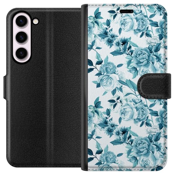 Kompatibelt Plånboksfodral till Samsung Galaxy S23+ Blommor