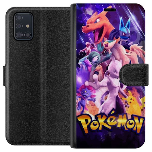 Samsung Galaxy A51 Tegnebogsetui Pokemon