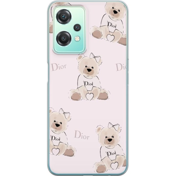 OnePlus Nord CE 2 Lite 5G Genomskinligt Skal Teddy Dior Vibes