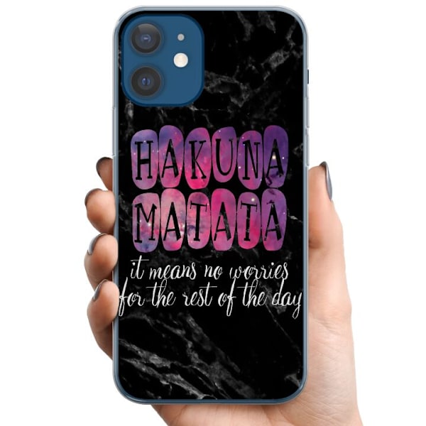 Apple iPhone 12  TPU Mobilskal Hakuna Matata