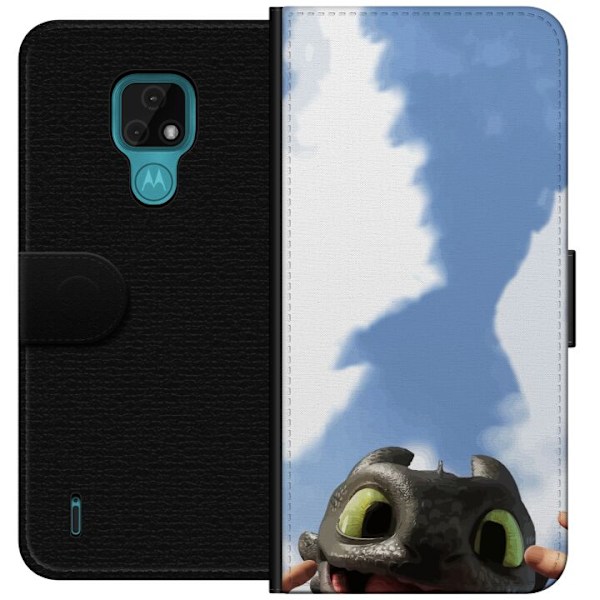 Motorola Moto E7 Tegnebogsetui Drage Træner