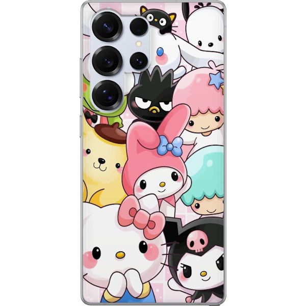 Samsung Galaxy S25 Ultra Läpinäkyvä kuori Kawaii Sanrio Cre