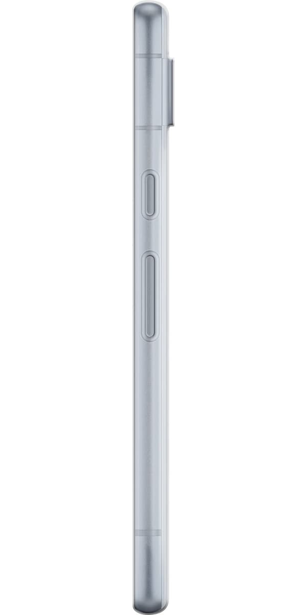 Kompatibelt Mobildeksel til Google Pixel 7a Spillfigur med bart i rød caps og blå snekkerbukser i en solfylt bygate blå