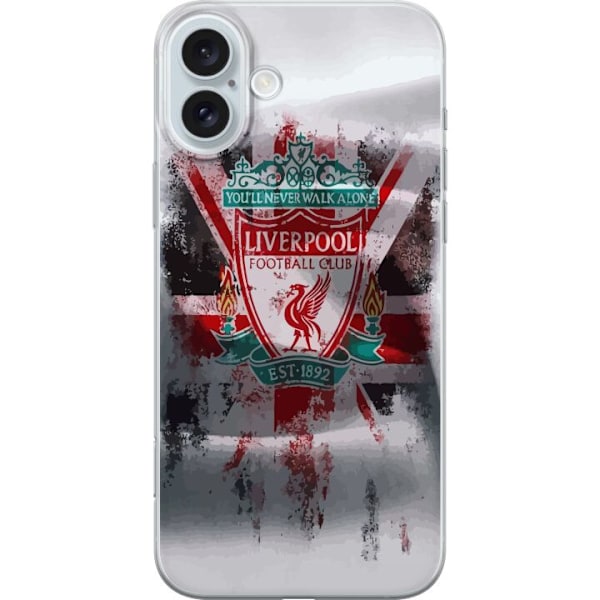 Apple iPhone 16 Plus Gjennomsiktig deksel Liverpool FC