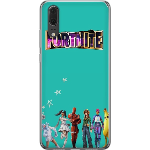 Huawei P20 Läpinäkyvä kuori Fortnite