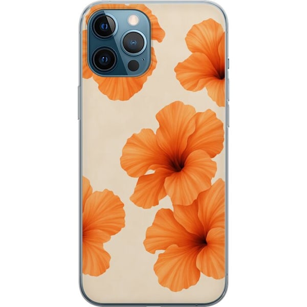 Apple iPhone 12 Pro Max Läpinäkyvä kuori Papaya Punch