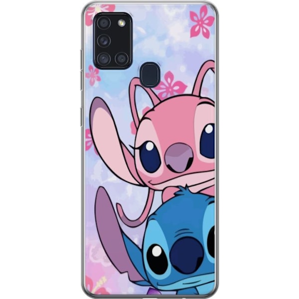 Samsung Galaxy A21s Gennemsigtig cover Stitch & Angel