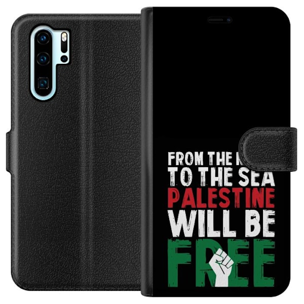 Huawei P30 Pro Plånboksfodral Free Palestine – politiskt st